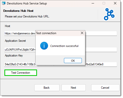 Test Connection