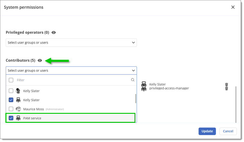 Add Contributers role to your application identity