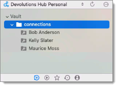 Migrated files in Devolutions Hub Personal