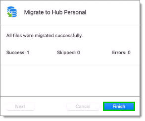 Migration report