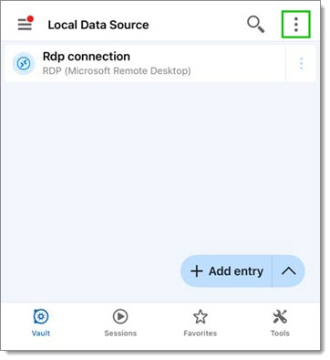 Actions list