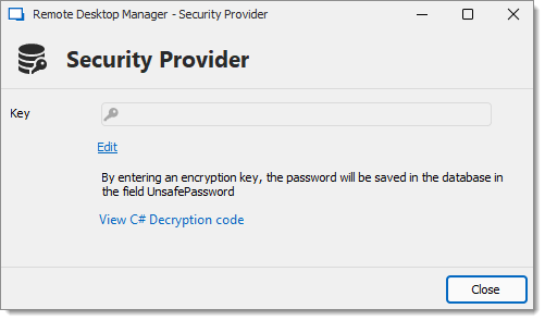 Security Provider