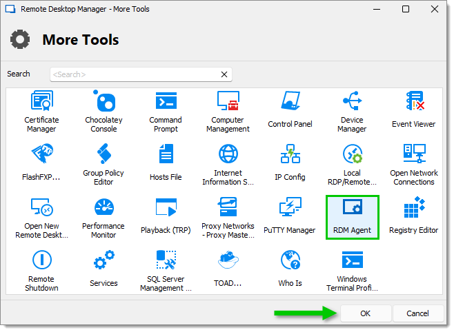 Remote Desktop Manager Agent