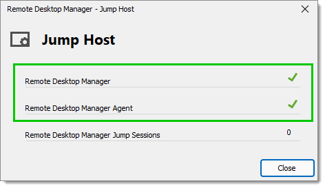 Remote Desktop Manager Agent Connected