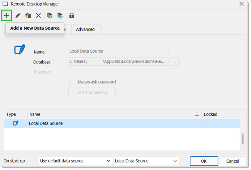 Add a New Data Source