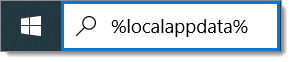 Windows search bar