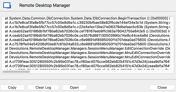 Application logs