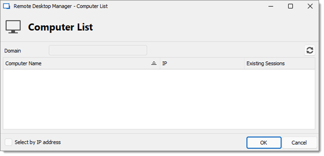Computer list window