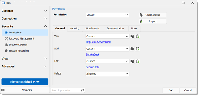 Downhill Pro - Permissions
