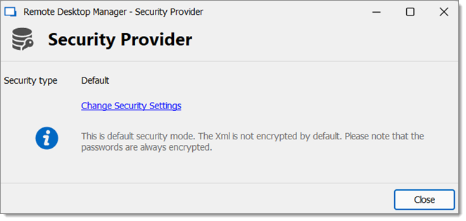 Security provider