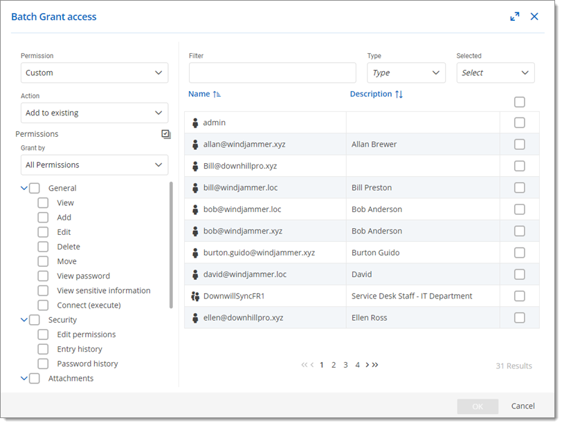 Batch Grant Access
