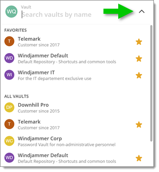 Vaults Selection