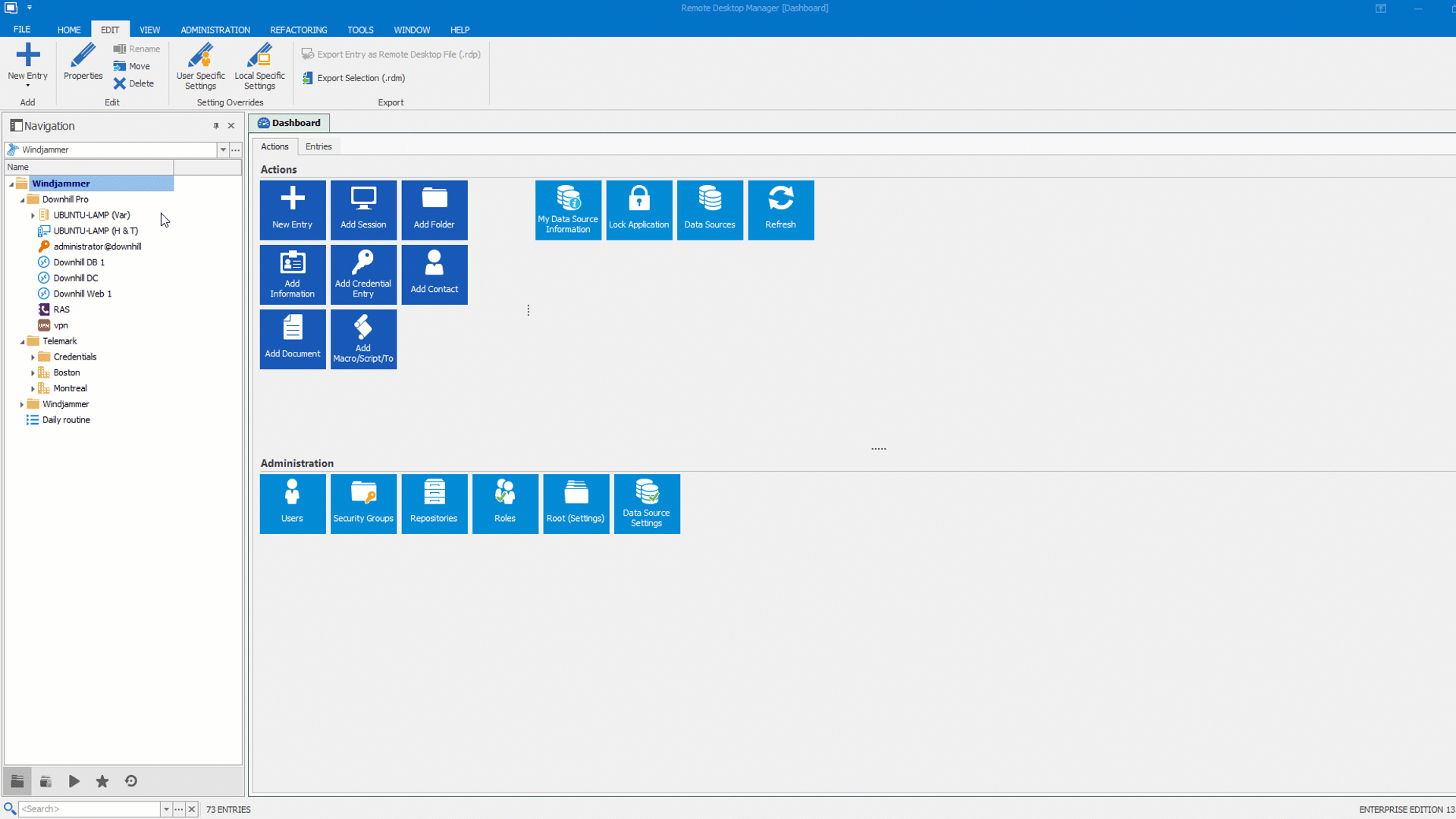 Automatically launch connections